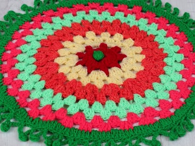 Woolen Rumal Making At Home || Crochet Thalposh Woolen Rumal Making | Thalicover Ideas | Thalposh