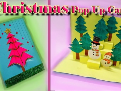 3D christmas card greating card | Handmade christmas pop up card | DIY easy christmas card for kids