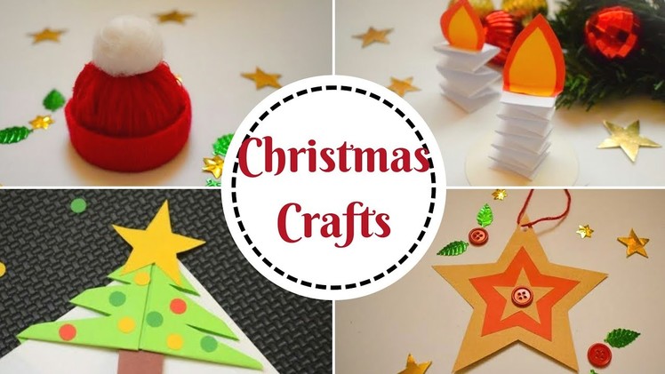 5 Easy Christmas Crafts for Kids | DIY Christmas Decorations at Home For Kids #christmascrafts