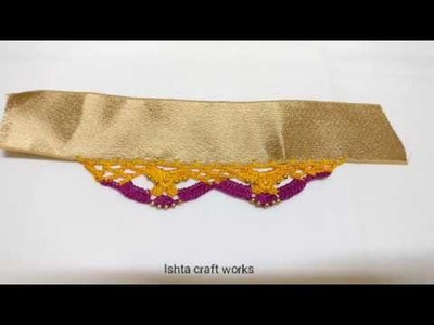 Beautiful crochet.krosha  lacy saree tassels.kuchu - crochet saree tassels