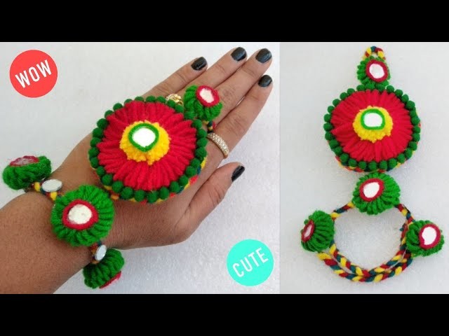 Best Home Made Hand Bracelet | How To Make Beautiful jewellery | Ornaments