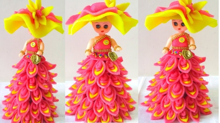 CHow to Decorative Doll Using Foam Sheet.DIY Doll Decorations.Decorative Dolls.DIY Doll Indian Style