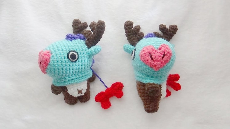 Christmas MANG BT21 Crochet Tutorial