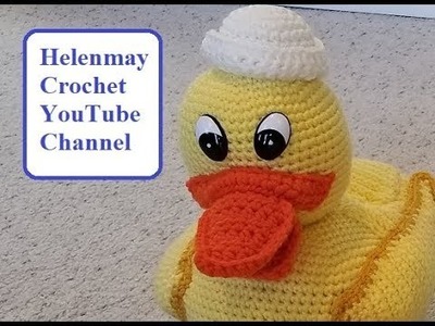 Crochet Amigurumi Sailor Duck Hat DIY Video Tutorial