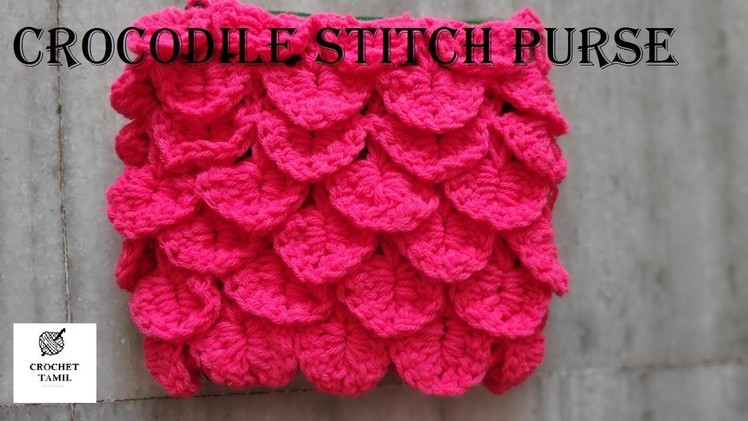Crochet: Crocodile Stitch | crochet tamil | in tamil