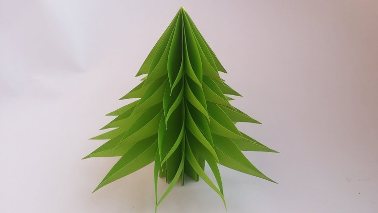 DIY : 3D Christmas Tree!!! How to Make Beautiful Paper Christmas Tree for Christmas Decorations!!!