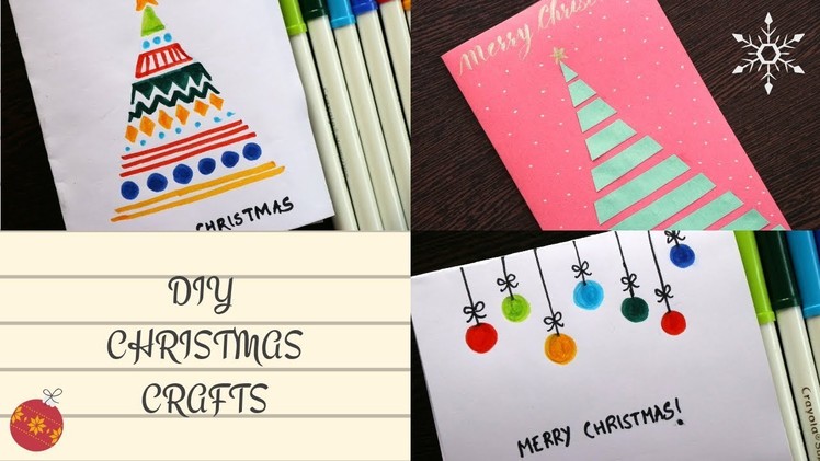 DIY Christmas Cards Easy | 5 Minute Crafts | Handmade Greeting Cards | Fun Crafts For Kids