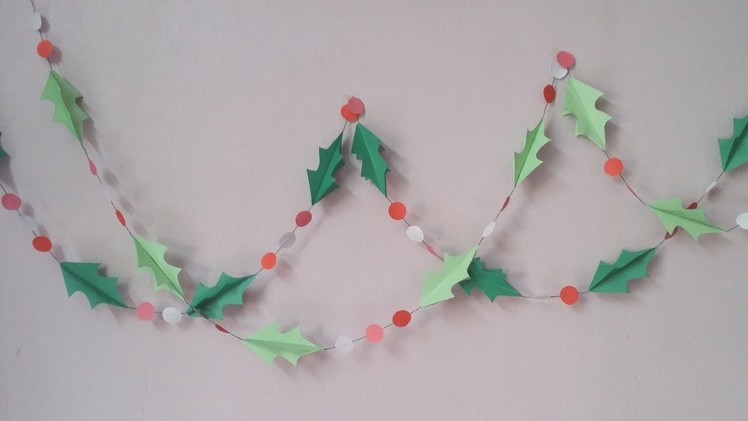 DIY: Christmas Decoration!!! How to Make Beautiful Paper Wall Hanging for Christmas Decoration!!!