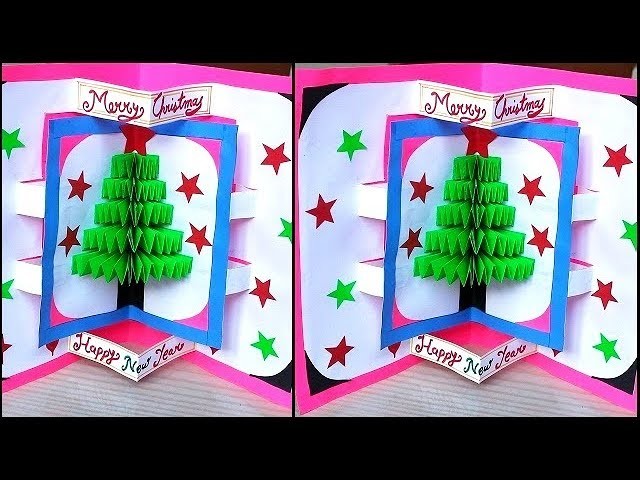 Diy christmas pop up greeting cards. diy 3d pop up christmas cards.  christmas pop up cards