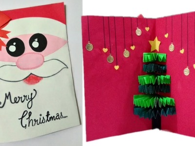 DIY Christmas pop up Cards.Handmade Christmas Greeting Cards.