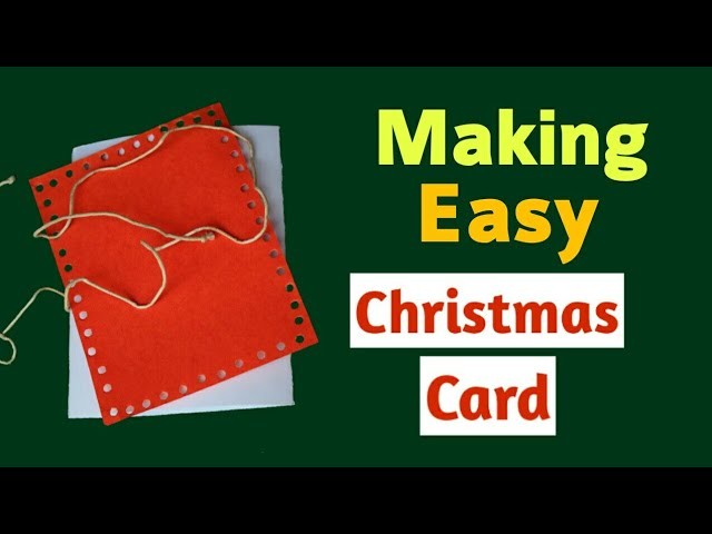 DIY Easy Christmas Card Tutorial |