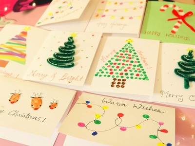 DIY Holiday.Christmas Cards for Kids | Handmade Holiday Greeting Cards | Mytwolittlesunshines
