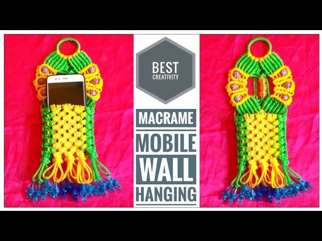 DIY Macrame Mobile Wall Hanging Design | Wall Hanging tutorial | Mobile hanger