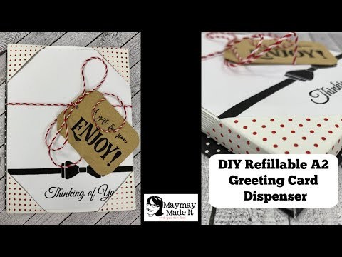 DIY Refillable A2 Card Dispenser