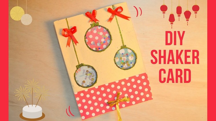 DIY Shaker Greeting Card for Beginners | How to Make Handmade Shaker Card | Easy Making