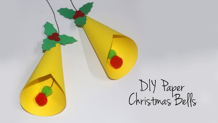 EASY Christmas Bells | DIY Paper Bells for Christmas Decorations