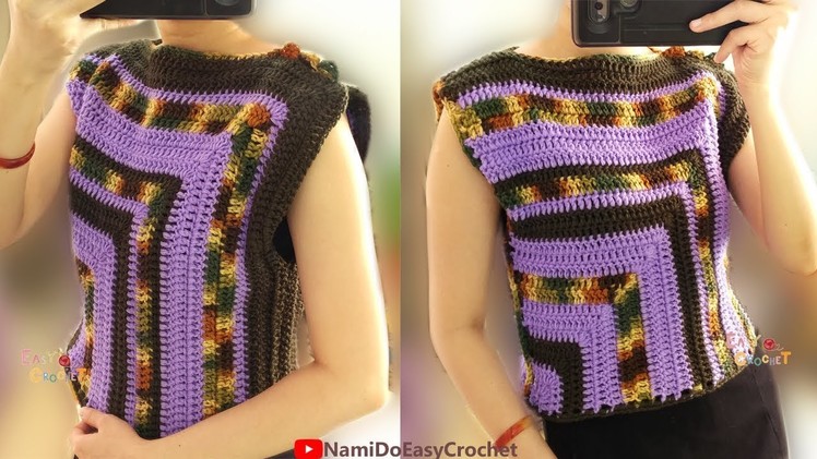 Easy Crochet: Crochet Sweater (CropTop.Blouse) #12