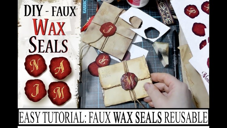 Easy Tutorial DIY Wax Seals, Reusable