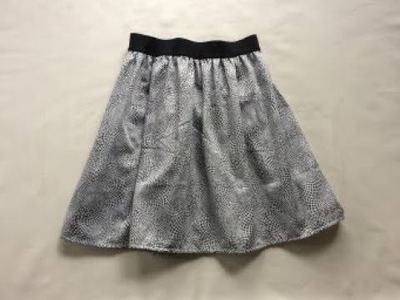 Elastic Waistband Skirt DIY