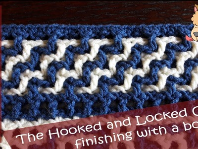 Hooked and Locked Crochet Along: Finishing blanket sides with a single crochet border