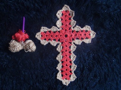 How to Crochet a Cross Pattern #807│by ThePatternFamily