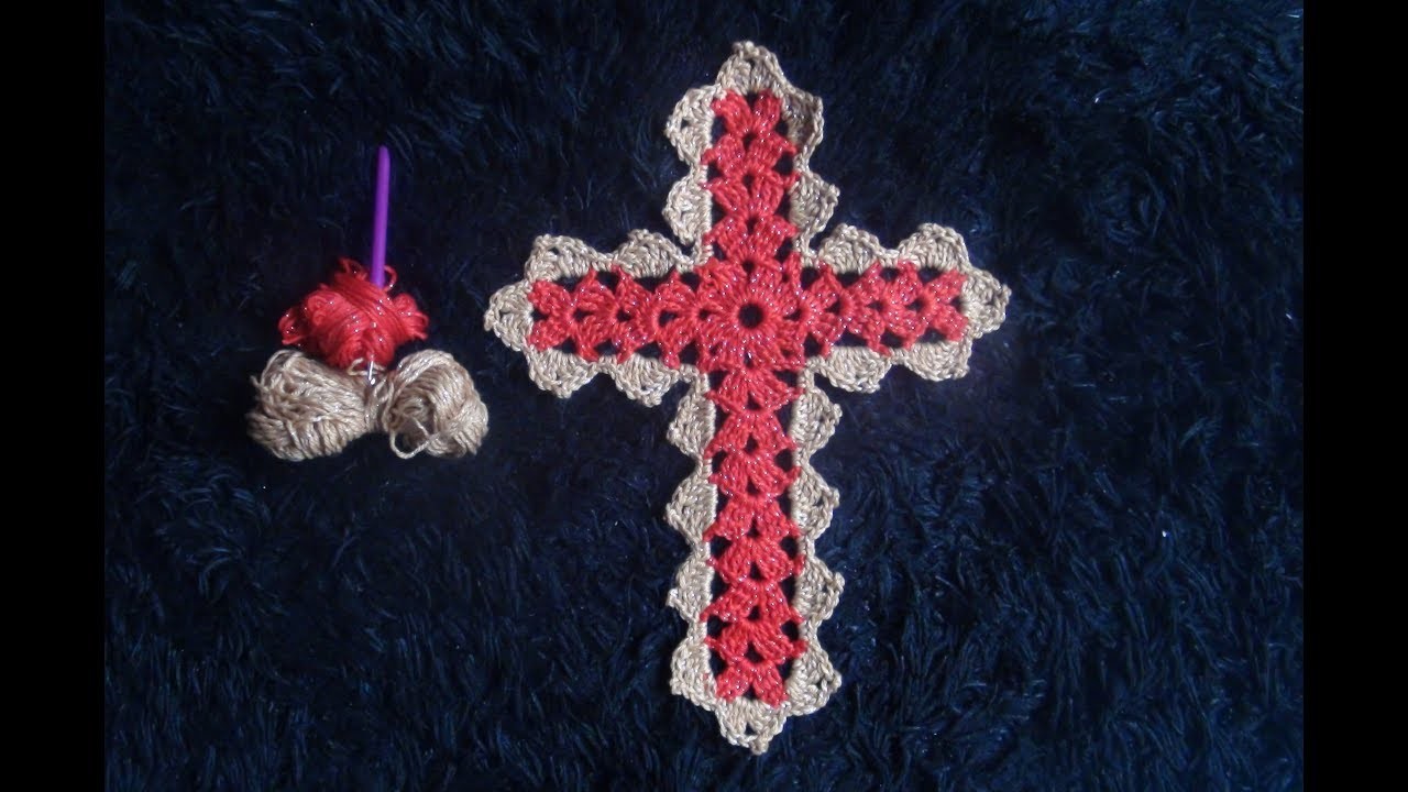 How to Crochet a Cross Pattern 807│by ThePatternFamily