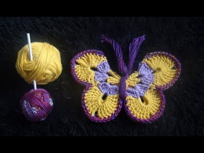 How to Crochet a Large Butterfly Pattern #799│by ThePatternFamily