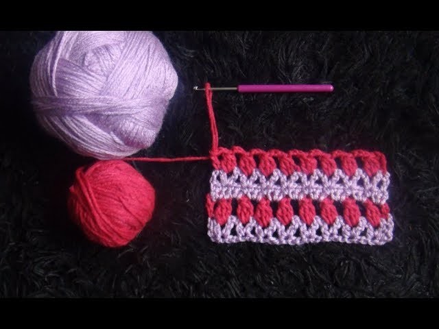 How to Crochet a Tulip Stitch Pattern #803│by ThePatternFamily