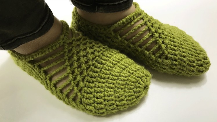 How To Crochet Pineapple Slippers (EASY TUTORIAL)