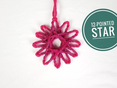How to Make a 12-pointed Star using a Loom (DIY Tutorial)