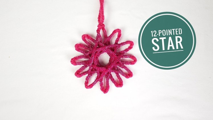 How to Make a 12-pointed Star using a Loom (DIY Tutorial)