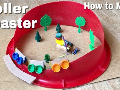 How to Make a Roller Coaster at Home - Amazing DIY Electric Train