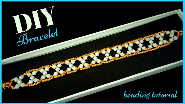 How to make beaded bracelet. Make your own jewelry. DIY gift for someone that you love