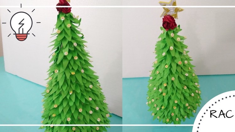 How To Make Christmas Tree | DIY Christmas Tree With Paper | Recycled Arts And Crafts - 96