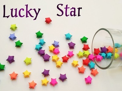 How To Make Lucky Paper Star | Origami lucky Stars Tutorial | DIY Lucky Star For Christmas