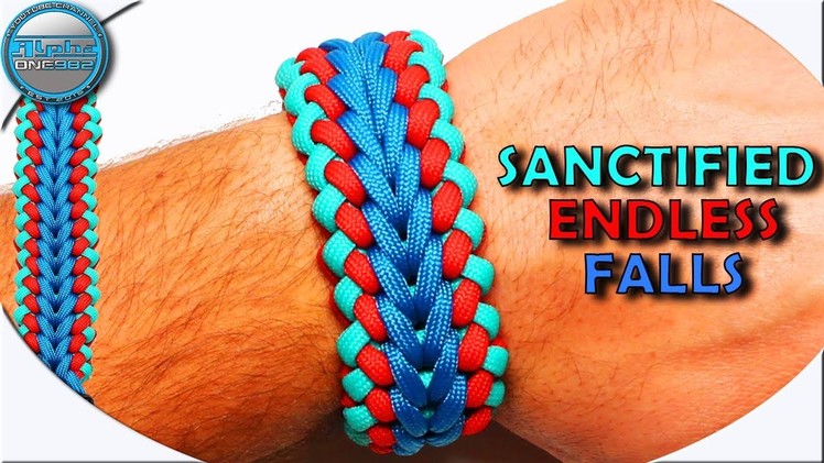 How to make Paracord Bracelet Sanctified Endless Falls DIY World of Paracord