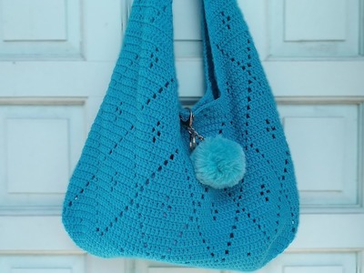Part 1 | How to Crochet Tote Bag ( Fillet Crochet)