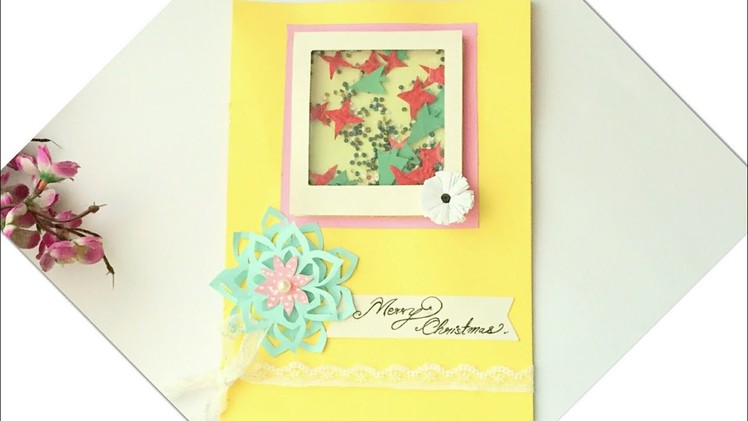 Shaker Cards | Christmas Greeting Card | Simple and Easy