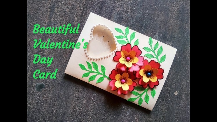 Valentine's Day greeting card | How to make greeting card for valentine's Day | DIY Love Card