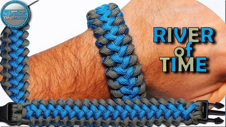 World of Paracord How to make Paracord Bracelet River of Time DIY Paracord Tutorial