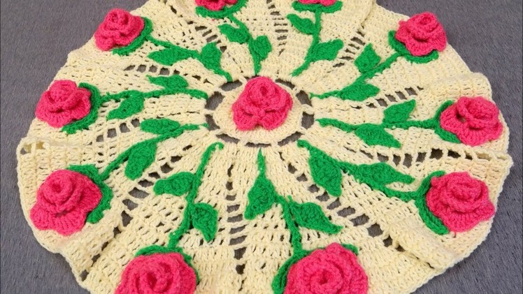 WOW !! Woolen Rumal Making || Crochet Thalposh Woolen Rumal Making | Thalposh