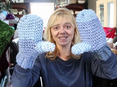 Crochet chat. I made mitts!!