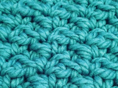 Easy crochet blanket using spider stitch