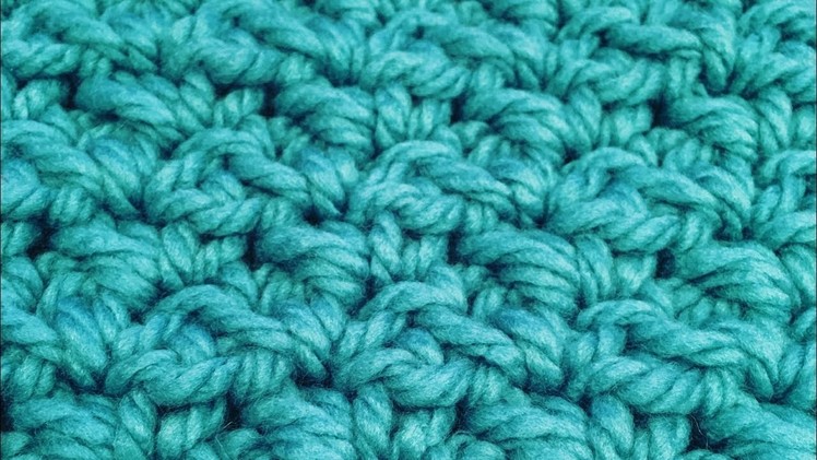 Easy crochet blanket using spider stitch