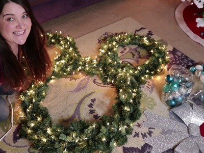Full Tutorial how to make a Giant Mickey Wreath