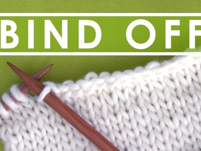 HOW TO BIND OFF ???? Step by Step Slowly with Studio Knit