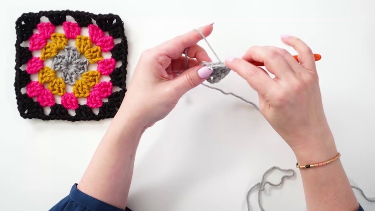 How to Crochet a Granny Square | Bluprint | Michaels