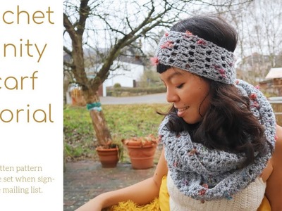 How to Crochet Infinity Scarf. EASY Infinity Scarf for BEGINNER