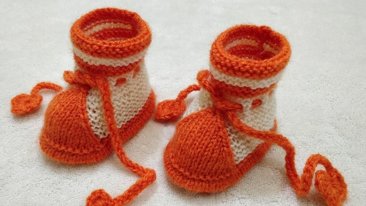 How to Knit Baby Booties