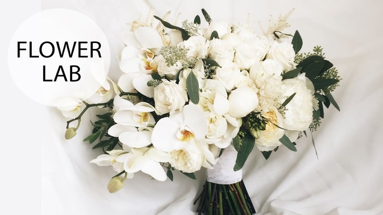 How to Make A Cascading Wedding Bouquet with Orchids